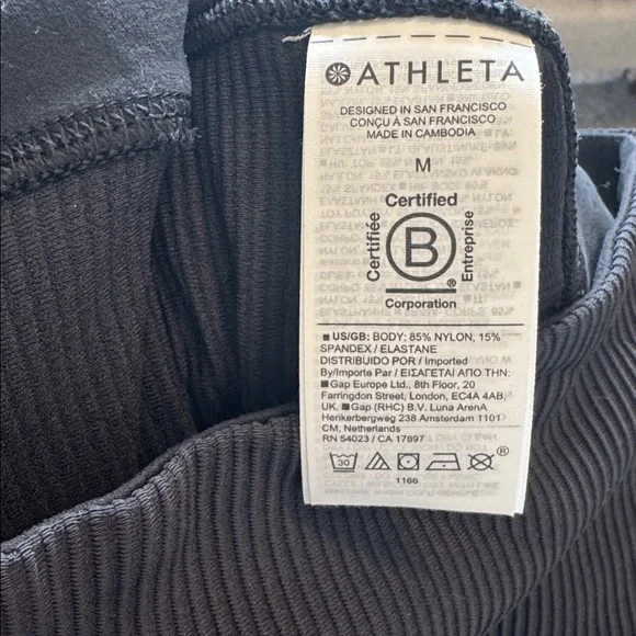 Athleta Salutation Stash Rib Flare Leggings - Picture 5 of 5